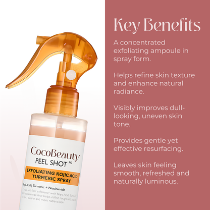 Body Peel Spray - Kojic + Gurkemeje